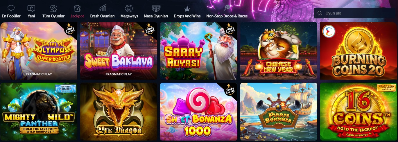 Alibahis casino oyunları